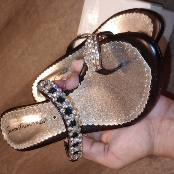 SEVENTEEN MILES RHINESTONE ACCENTED HEELS - Picture 2 of 9